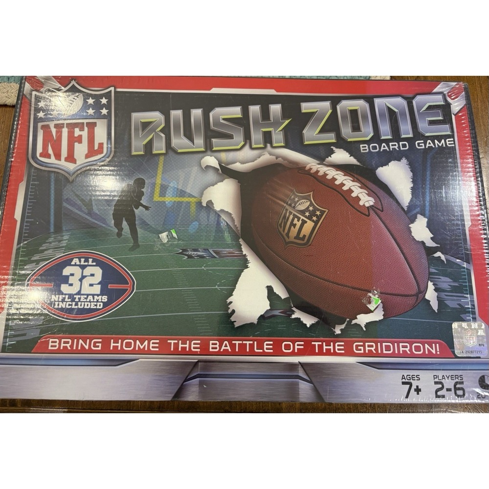 NEW Official NFL Rush Zone Board Game all 32 NFL teams included Football
